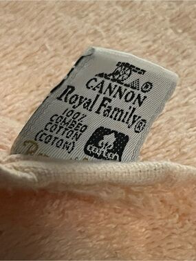Vintage Cannon Luxury yellow Bath Towel -